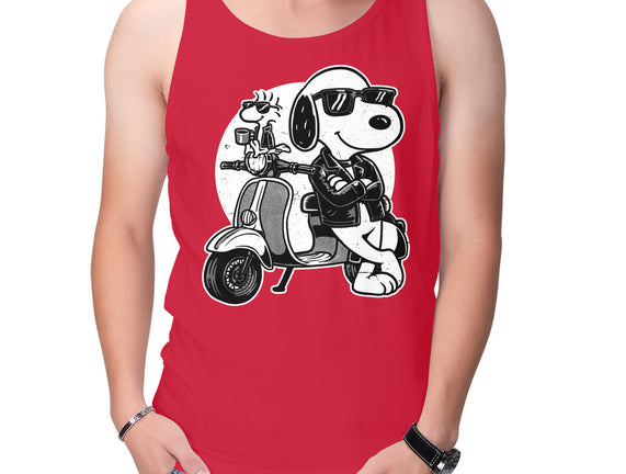 Cool Beagle Biker