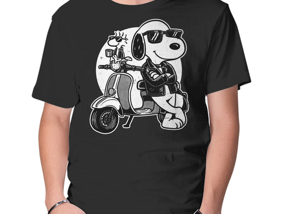 Cool Beagle Biker