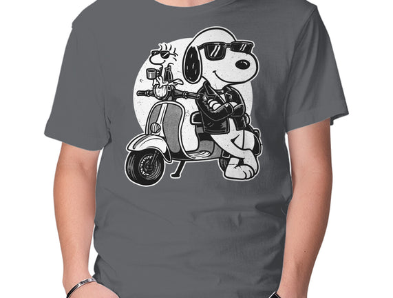 Cool Beagle Biker