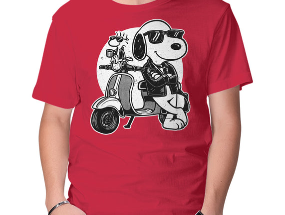 Cool Beagle Biker