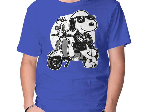 Cool Beagle Biker