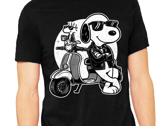Cool Beagle Biker