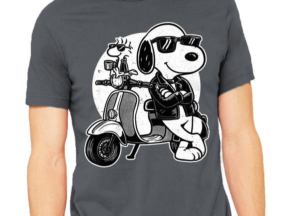 Cool Beagle Biker