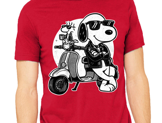 Cool Beagle Biker
