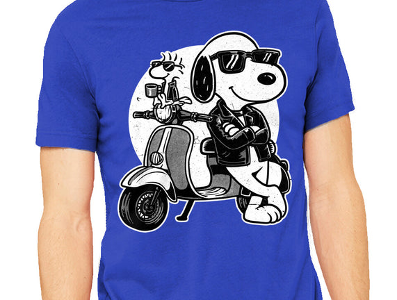 Cool Beagle Biker