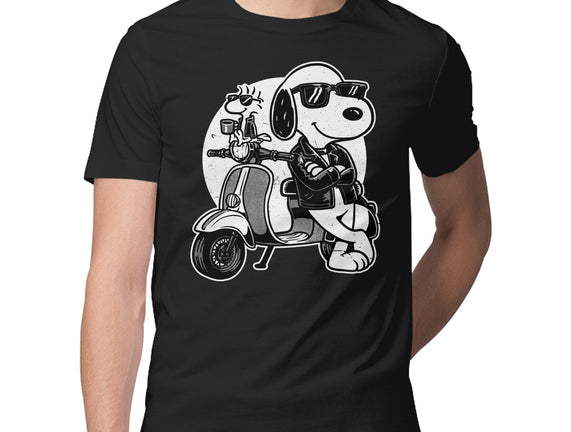 Cool Beagle Biker