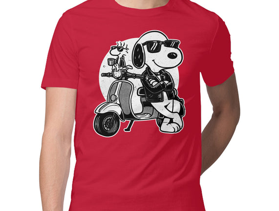 Cool Beagle Biker