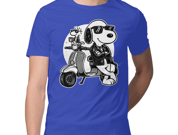 Cool Beagle Biker