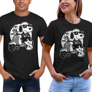 Cool Beagle Biker