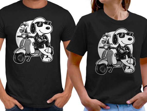 Cool Beagle Biker
