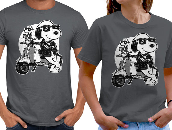 Cool Beagle Biker