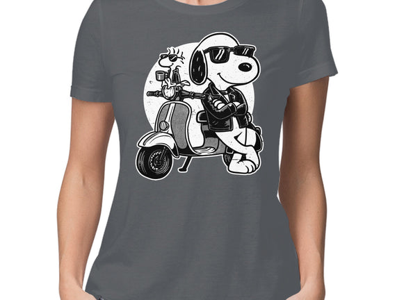 Cool Beagle Biker