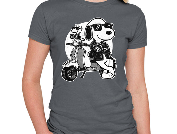 Cool Beagle Biker