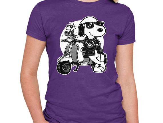 Cool Beagle Biker