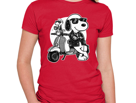 Cool Beagle Biker