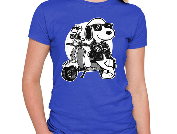 Cool Beagle Biker