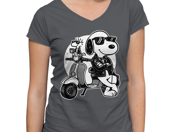 Cool Beagle Biker