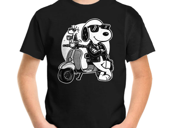 Cool Beagle Biker