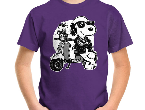Cool Beagle Biker