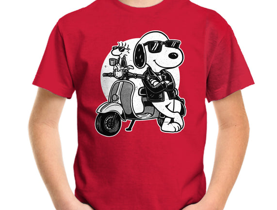 Cool Beagle Biker