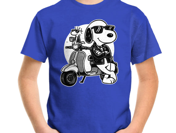 Cool Beagle Biker