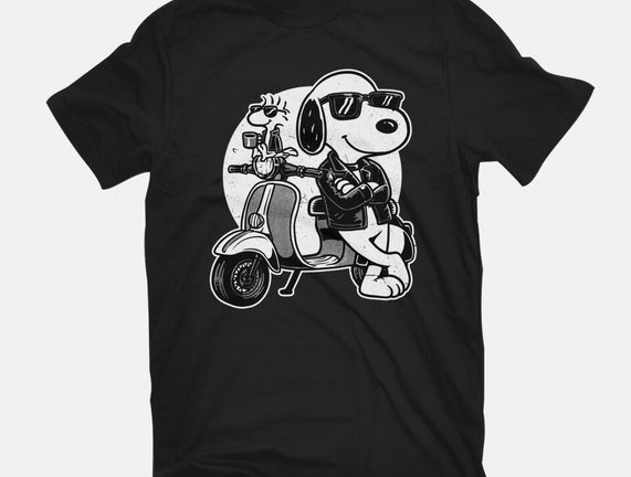 Cool Beagle Biker