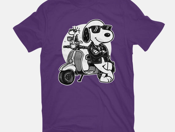 Cool Beagle Biker