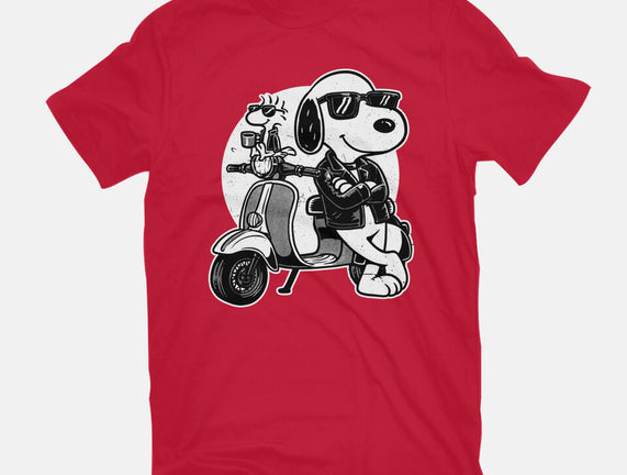 Cool Beagle Biker