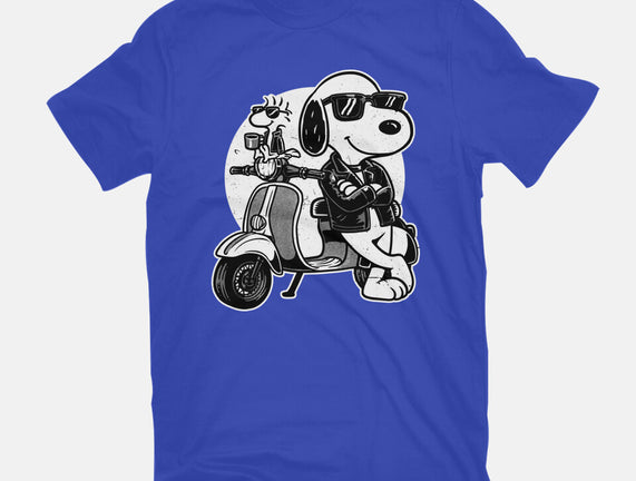 Cool Beagle Biker