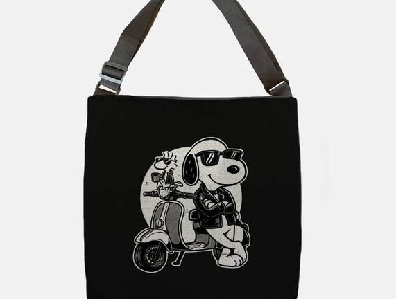 Cool Beagle Biker