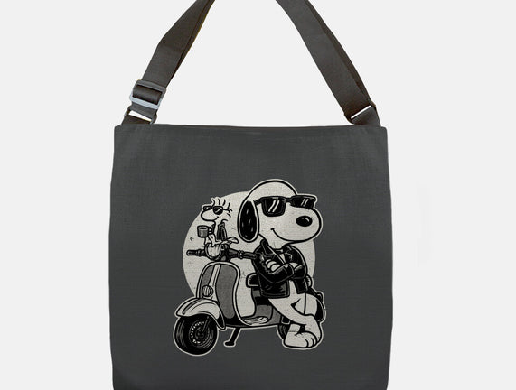 Cool Beagle Biker