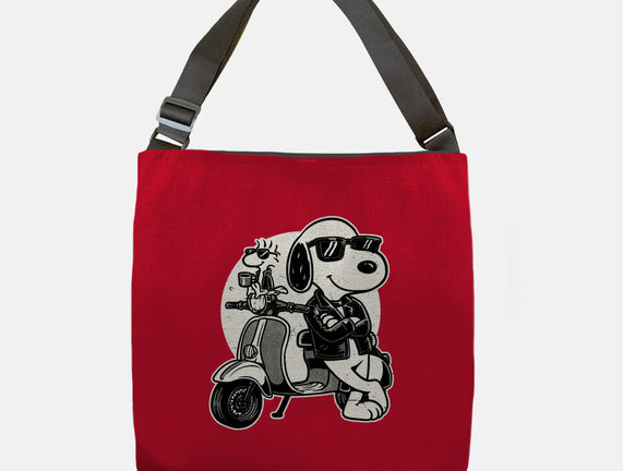 Cool Beagle Biker