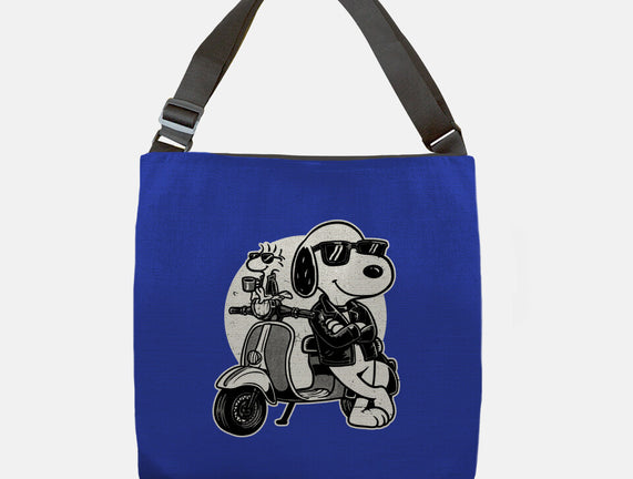 Cool Beagle Biker