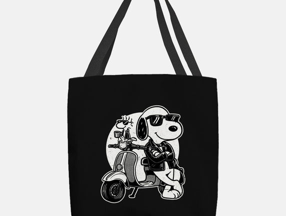 Cool Beagle Biker