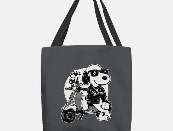 Cool Beagle Biker