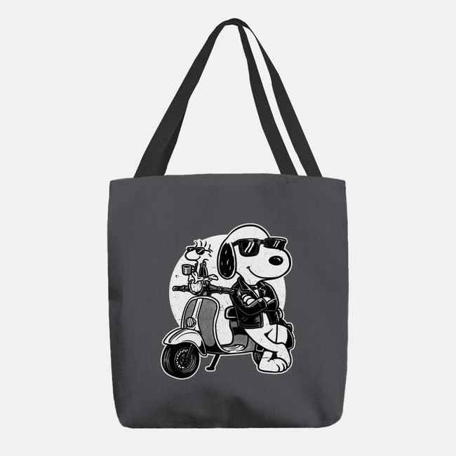 Cool Beagle Biker-None-Basic Tote-Bag-Studio Mootant
