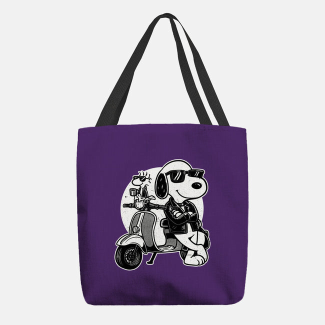 Cool Beagle Biker-None-Basic Tote-Bag-Studio Mootant