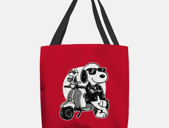 Cool Beagle Biker