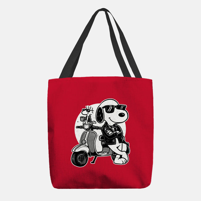 Cool Beagle Biker-None-Basic Tote-Bag-Studio Mootant