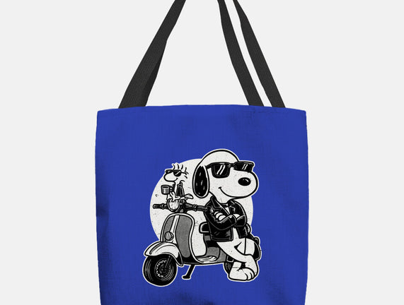 Cool Beagle Biker