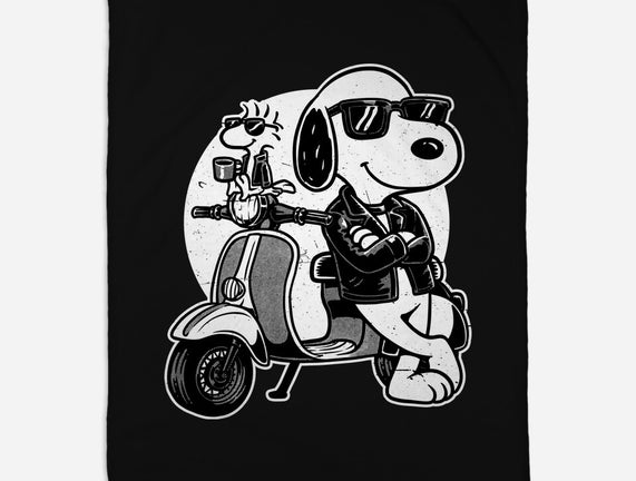 Cool Beagle Biker