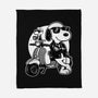 Cool Beagle Biker-None-Fleece-Blanket-Studio Mootant