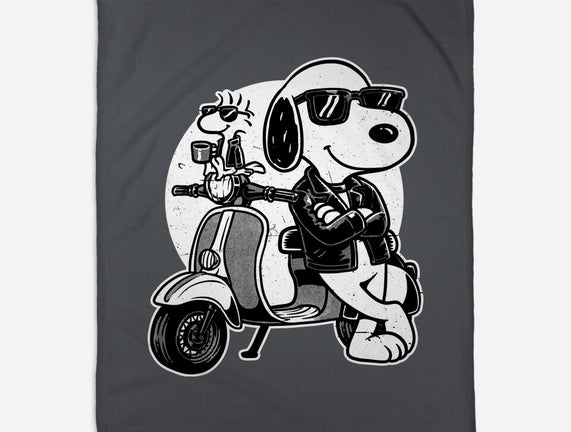 Cool Beagle Biker