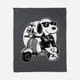 Cool Beagle Biker-None-Fleece-Blanket-Studio Mootant