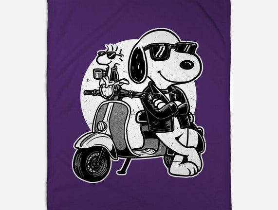 Cool Beagle Biker