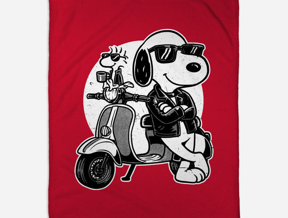 Cool Beagle Biker