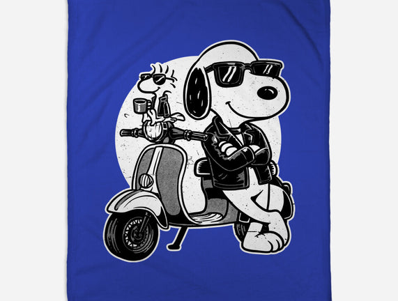 Cool Beagle Biker
