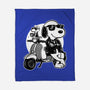 Cool Beagle Biker-None-Fleece-Blanket-Studio Mootant