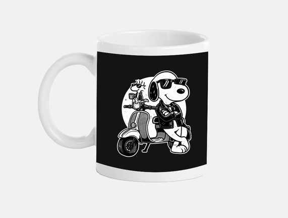 Cool Beagle Biker