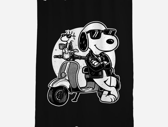 Cool Beagle Biker